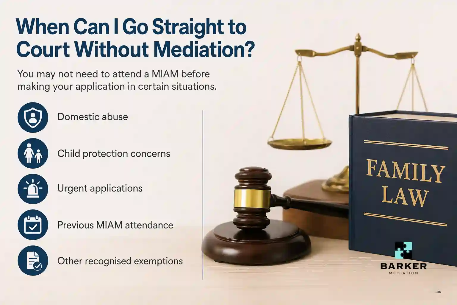 When Can I Go Straight to Court Without Mediation Hastings?